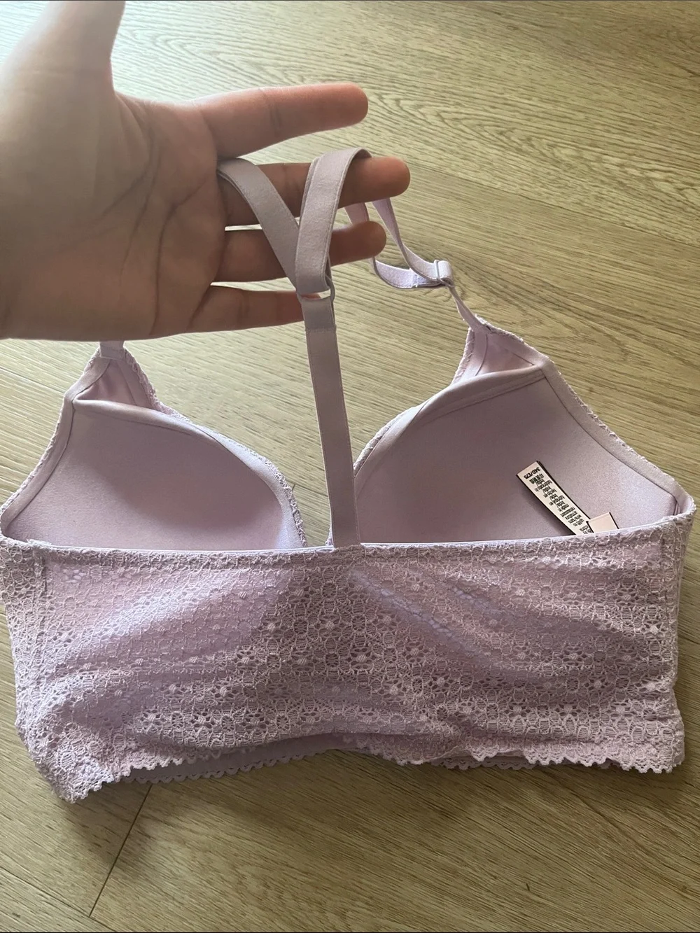 Victoria's Secret Lilac Lace Padded Bralette - Picture 2 of 3